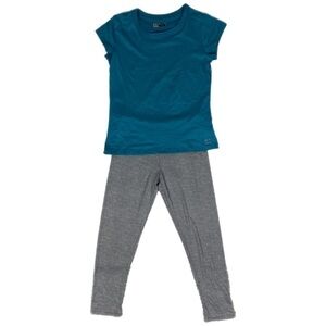 Nwot | RBX Girls’ Short Sleeve Tee & Leggings Matching Set Size Medium (10/12)